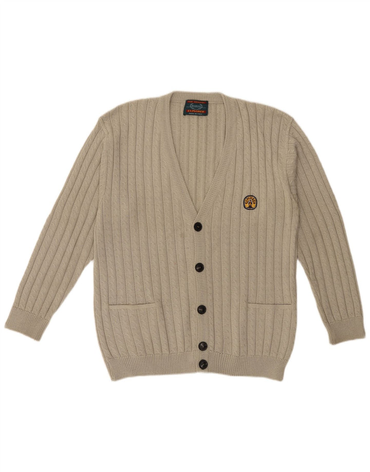 Pulover cardigan pentru bărbați Explorer IT 52 Lână mare bej