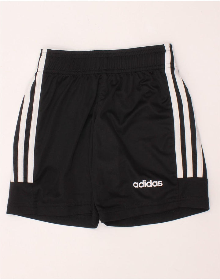 Pantaloni scurți sport Climalite ADIDAS 7-8 ani poliester negru