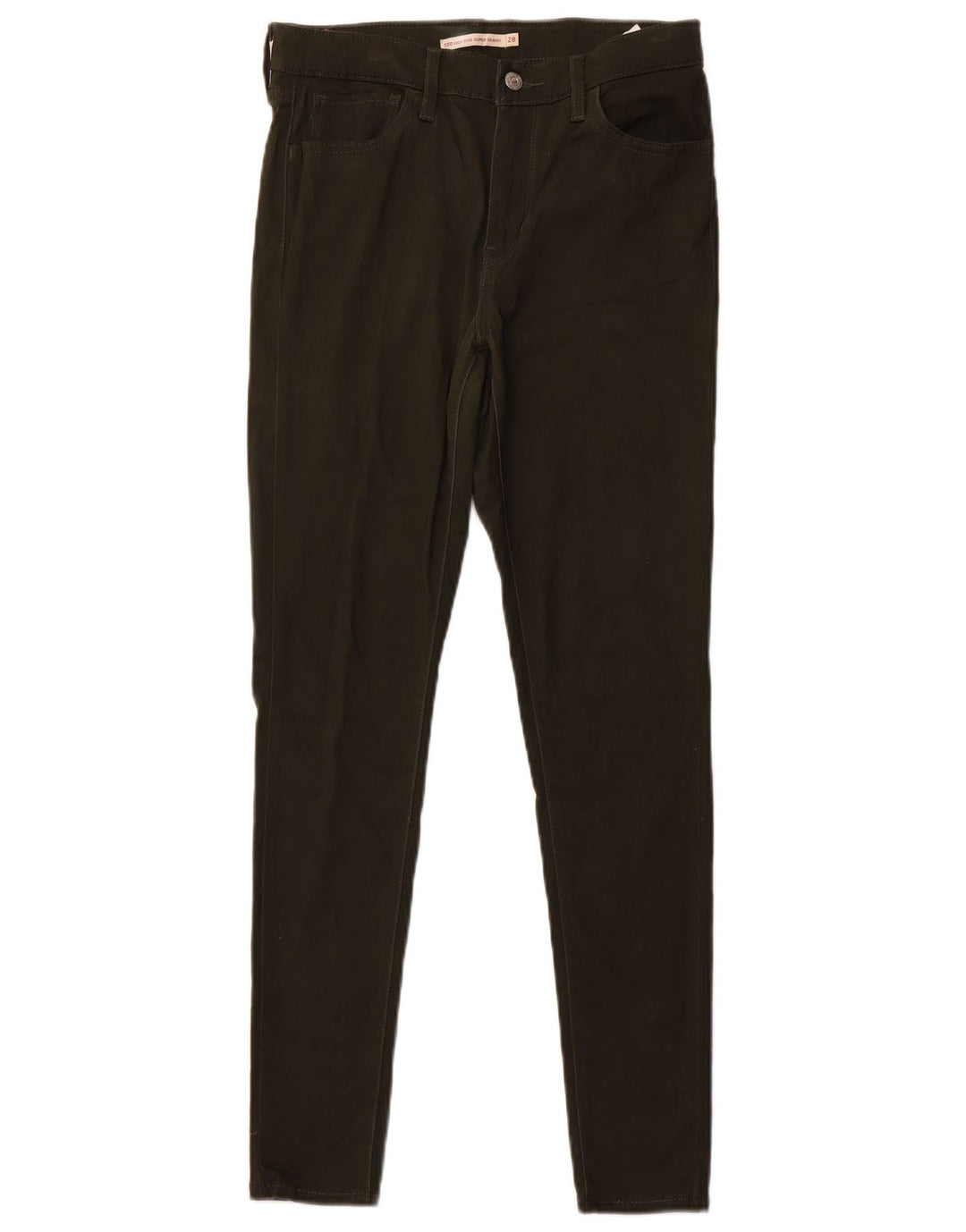 Pantaloni casual super skinny cu talie înaltă pentru femei LEVI'S 720 W28 L30 kaki