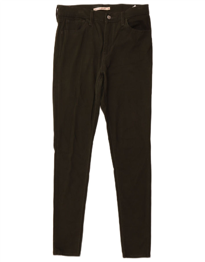 Pantaloni casual super skinny cu talie înaltă pentru femei LEVI'S 720 W28 L30 kaki