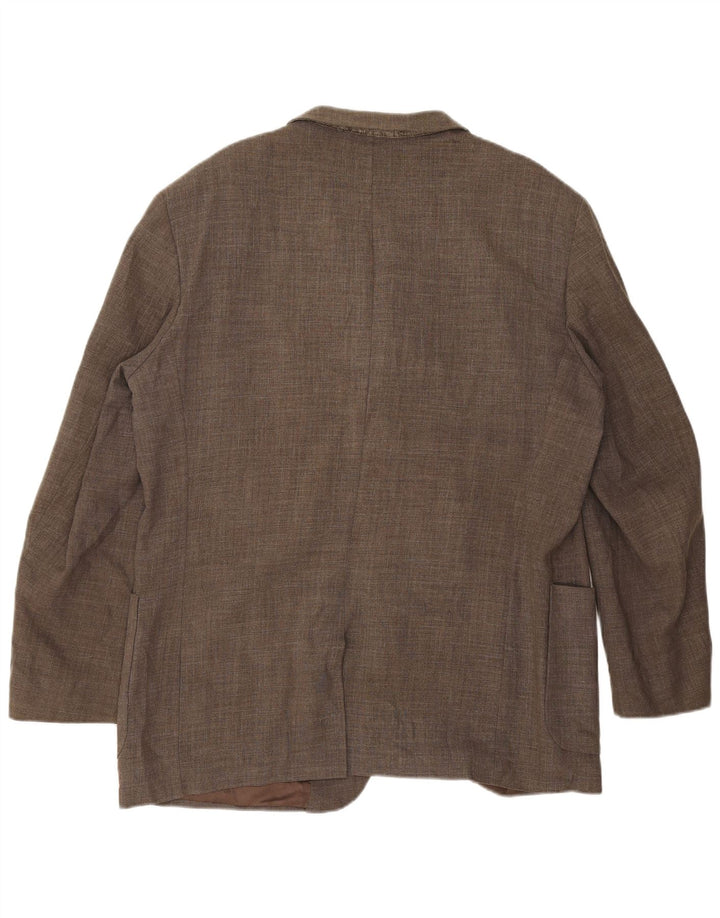 Massimo Dutti Jachetă pentru bărbați cu 3 nasturi UE 46 Lână mică, gri