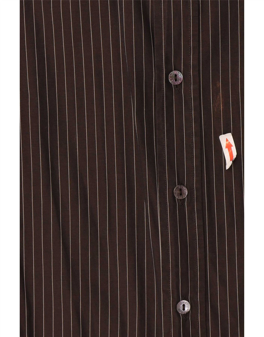Cămașă pentru bărbați Dolce & Gabbana Mărimea 40 15 1/2 Medium Black Pinstripe