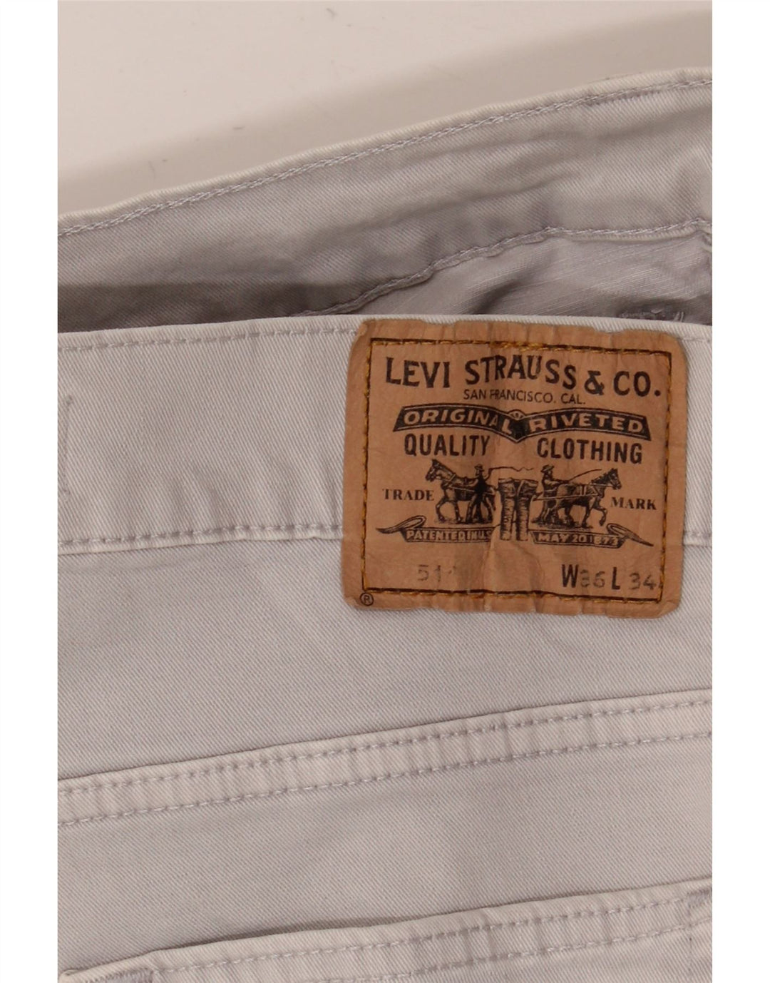 Blugi Levi's 511 Slim pentru bărbați W36 L24 gri