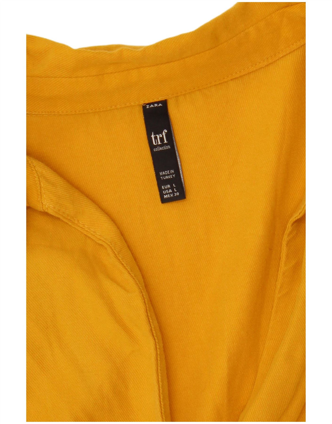 Cămașă Trafaluc pentru femei Zara UK 16 Large Yellow