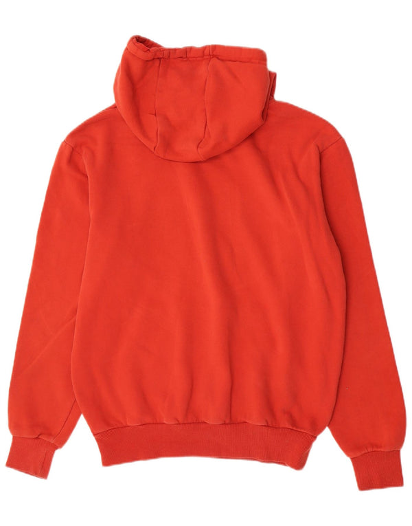 Pulover cu glugă cu grafic pentru femei Ellesse UK 12, bumbac roșu mediu
