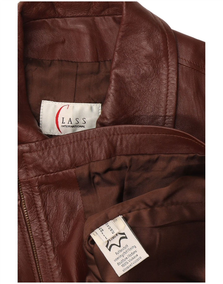 Gilet din piele pentru femei Class UK 14 Medium Brown Piele