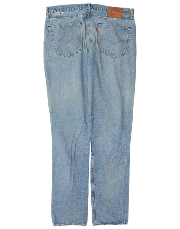 Blugi slim pentru bărbați Levi's Distressed W36 L34 Bumbac albastru