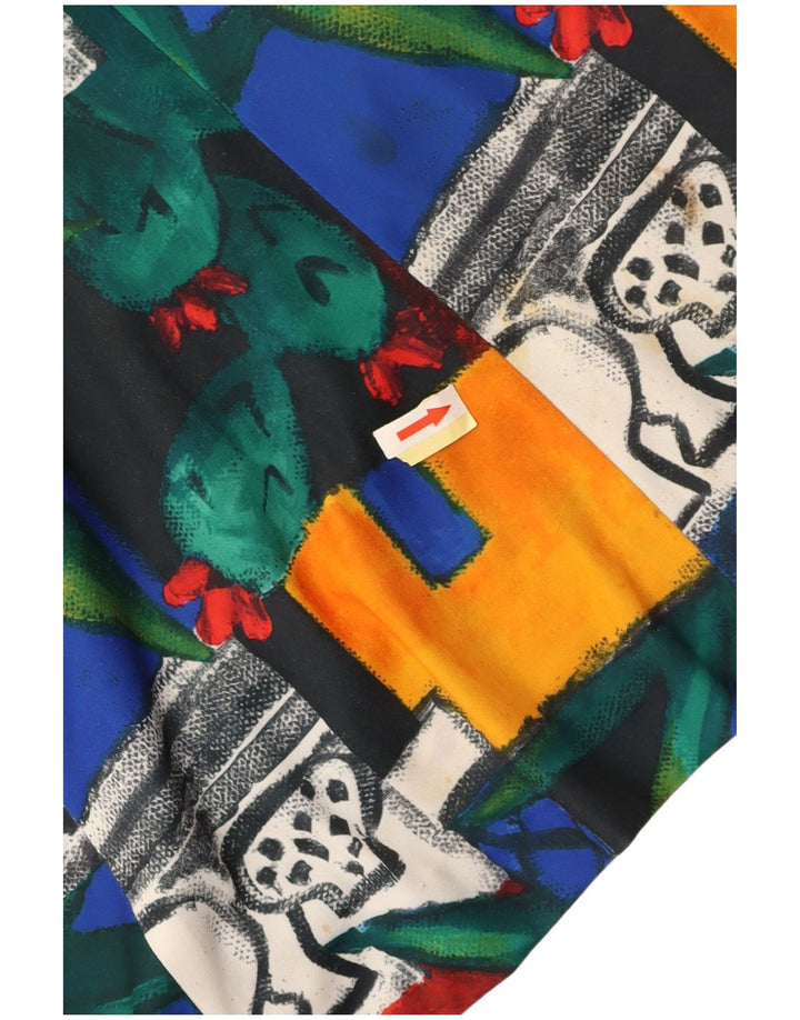 Fusta A-Line pentru femei VINTAGE IT 46 Large W32 Multicolor