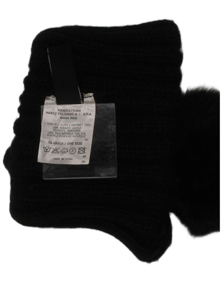 Pălărie Colmar tricot Bobble pentru femei Mărime Unică Negru Acrilic Iarnă