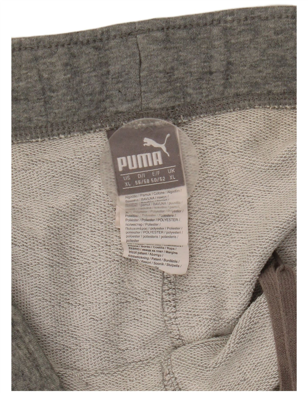Pantaloni scurți sport Puma pentru bărbați XL, bumbac gri