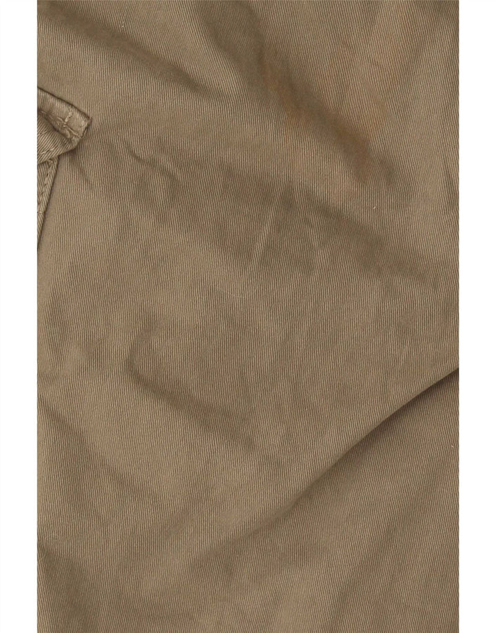 Pantaloni cargo drepti pentru femei Zara EU 40 Medium W30 L30 Kaki Bumbac