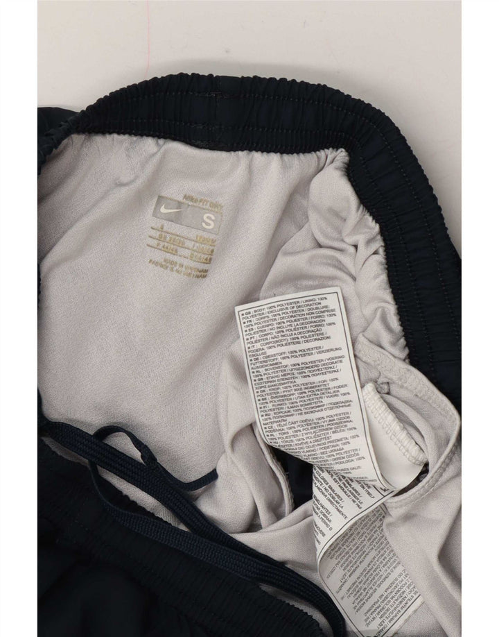 Pantaloni scurti sport Nike pentru femei UK 12 Medium Bleumarin Poliester