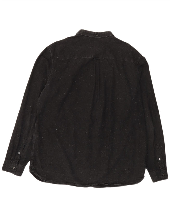 Cămașă pentru bărbați Lyle & Scott 2XL, bumbac negru cu pete