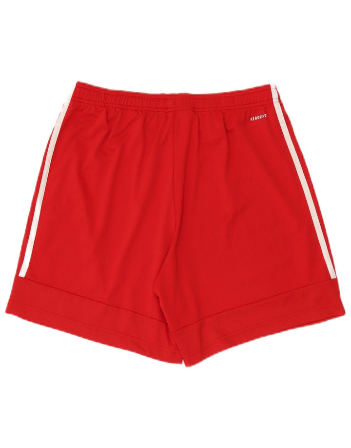 Adidas Mens Aeroready Sport Shorts Medium Red Polyester