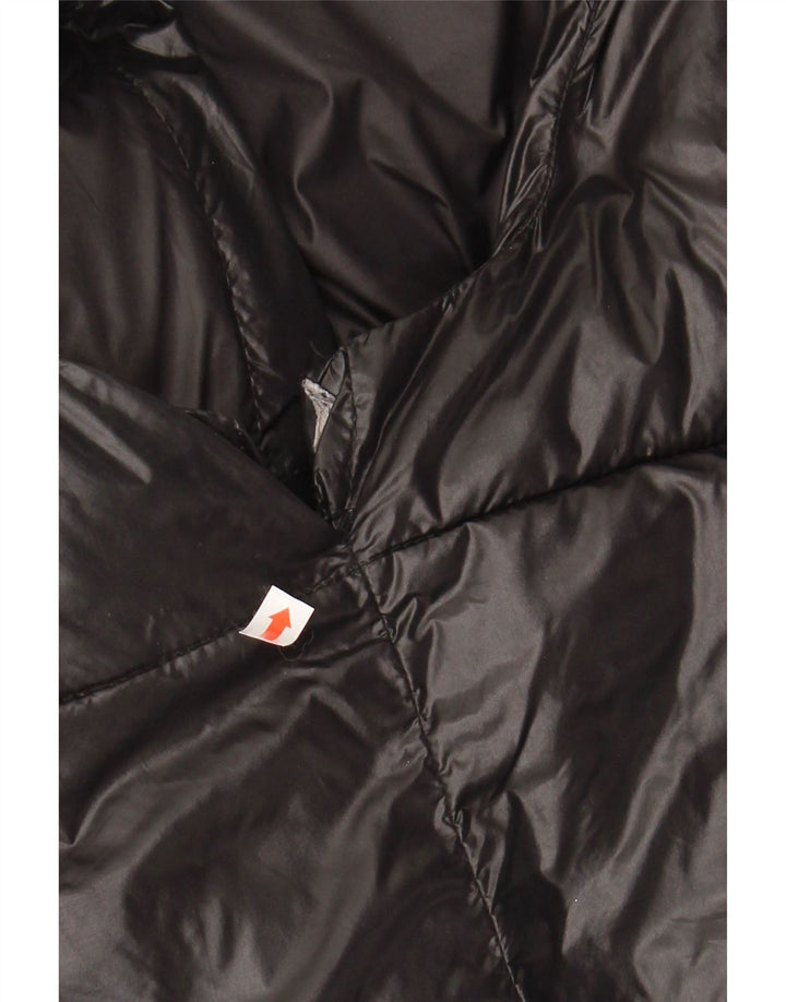 ZARA Womens Crop Padded Gilet UK 14 Medium Black Vintage Zara and Second-Hand Zara from Messina Hembry 