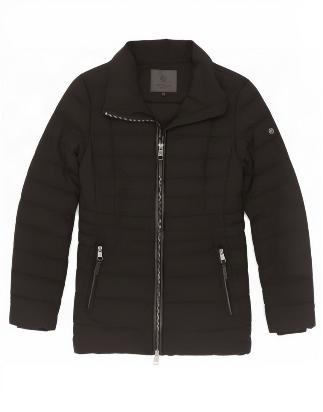 Jachetă căptușită pentru femei Massimo Dutti UK 10 Poliester negru mic