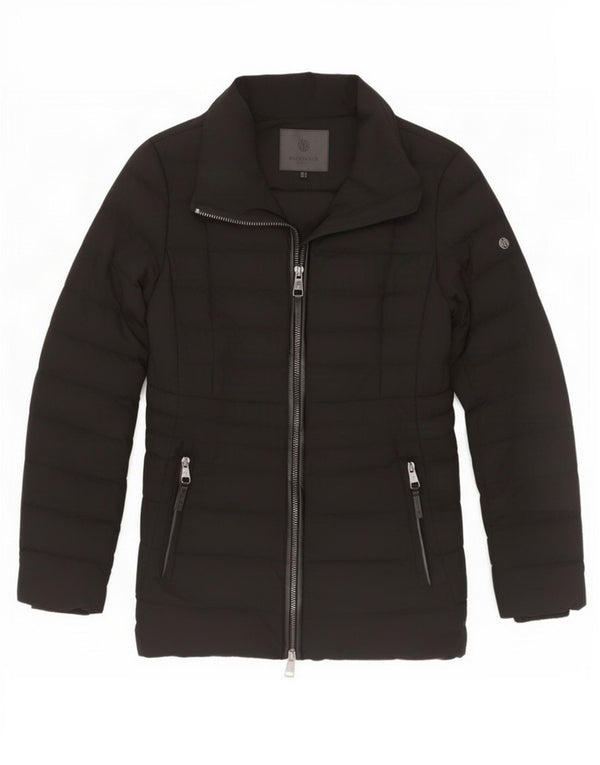 Jachetă căptușită pentru femei Massimo Dutti UK 10 Poliester negru mic