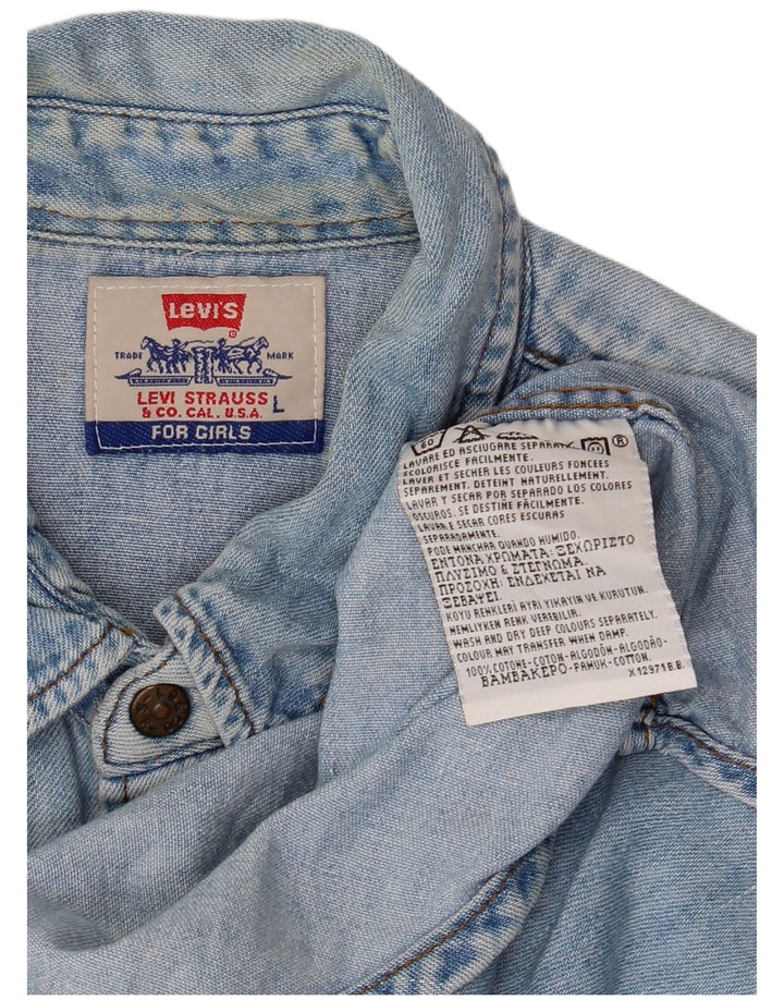 Cămașă de blugi pentru bărbați LEVI'S, mare, albastru, bumbac
