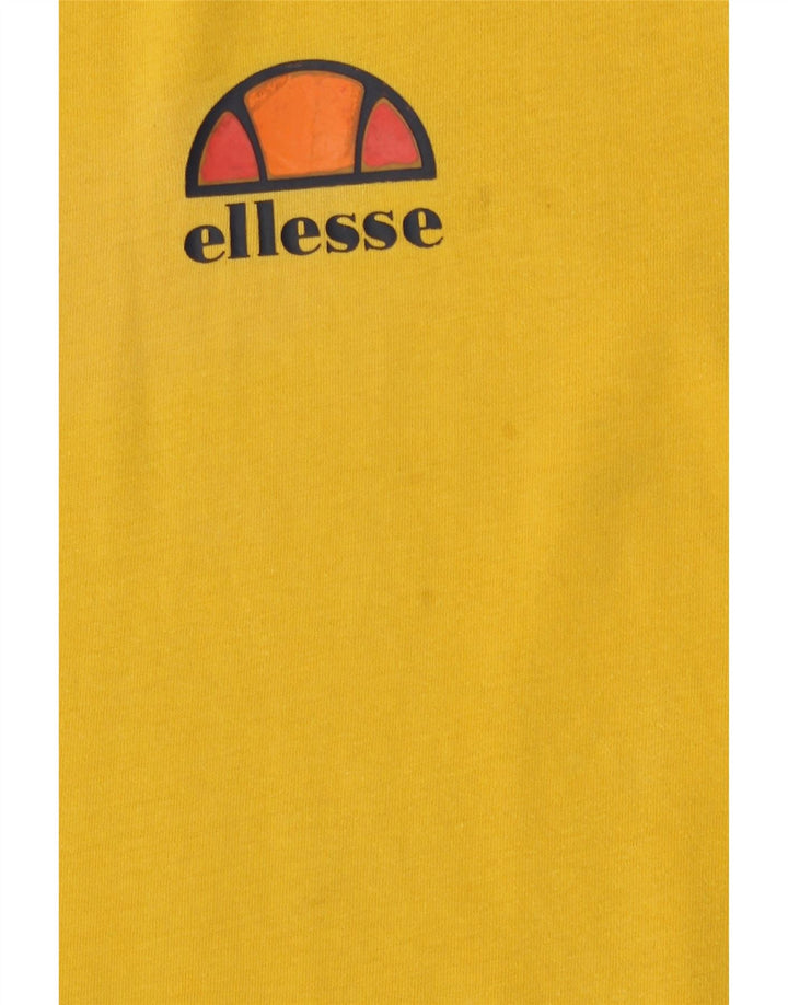 Tricou pentru bărbați Ellesse Top din bumbac galben mediu
