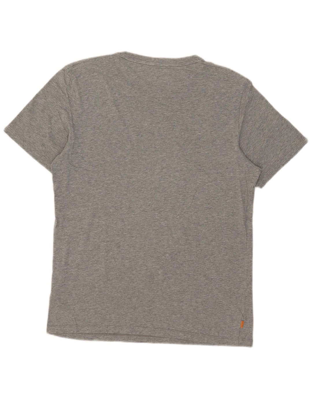 Tricou grafic Timberland pentru bărbați, cu croială obișnuită, din bumbac, gri mediu