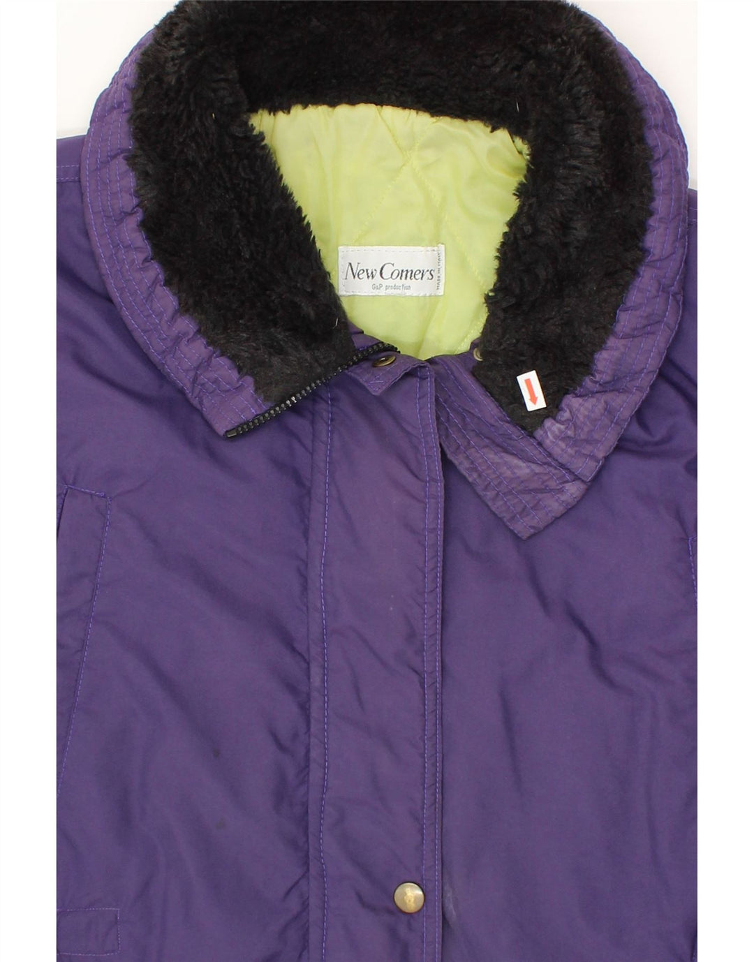 VINTAGE Womens Windbreaker Jacket UK 18 XL Purple Vintage Vintage and Second-Hand Vintage from Messina Hembry 