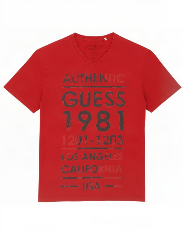 Tricou grafic Guess pentru femei Top UK 14 Medium Red