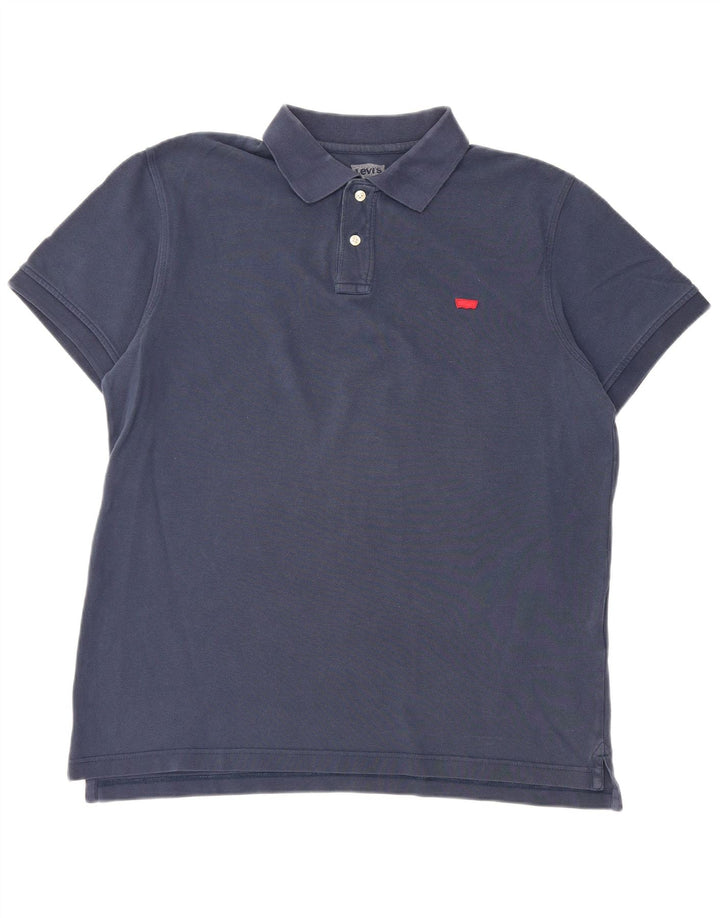 Cămașă polo Levi's pentru bărbați, mare, bleumarin, bumbac