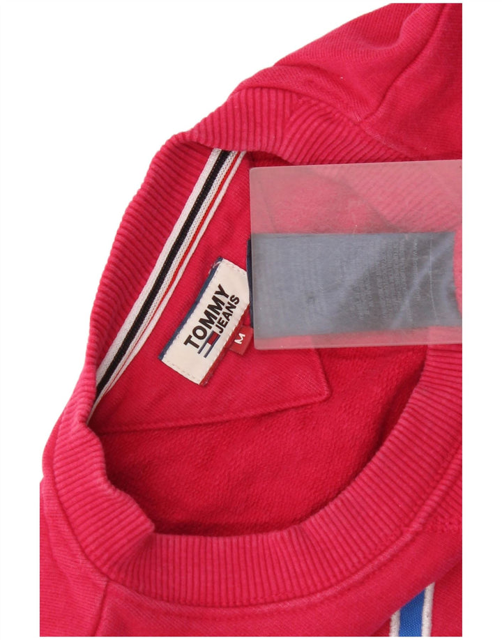 Pulover pentru damă Tommy Hilfiger, cu grafic supradimensionat, roz mediu, UK 14