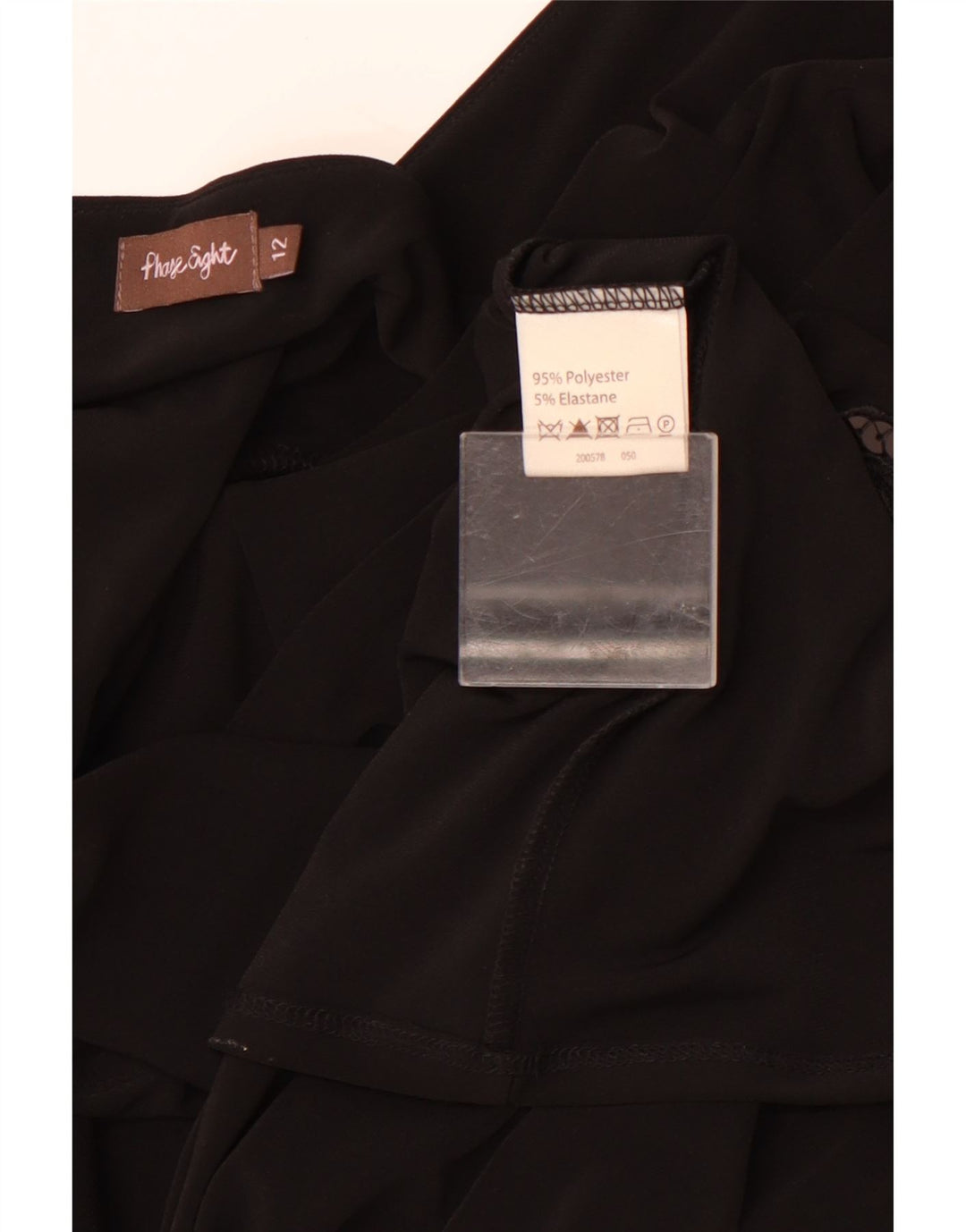 Rochie maxi fără mâneci pentru femei PHASE EIGHT UK 12 Poliester mediu negru