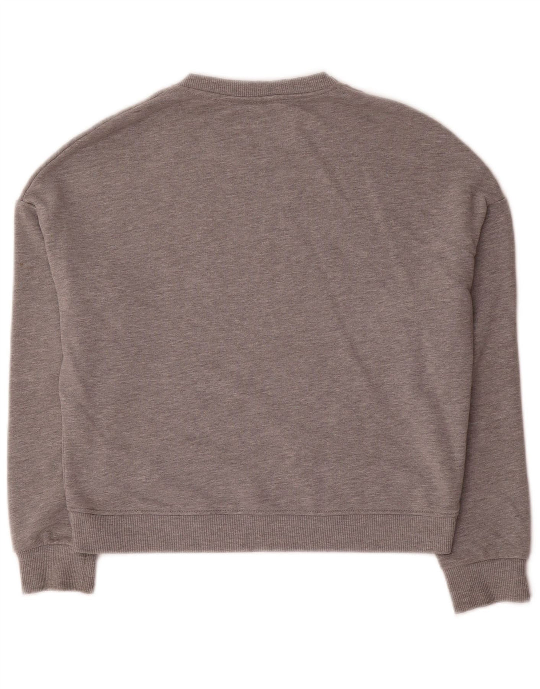 Pulover Pyrex pentru femei, crop supradimensionat, cu grafică, UK 10, gri mic
