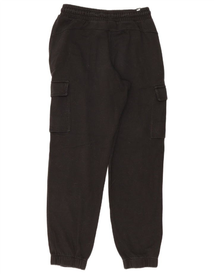 PUMA Womens Cargo Tracksuit Trousers Joggers UK 8 Small Black
