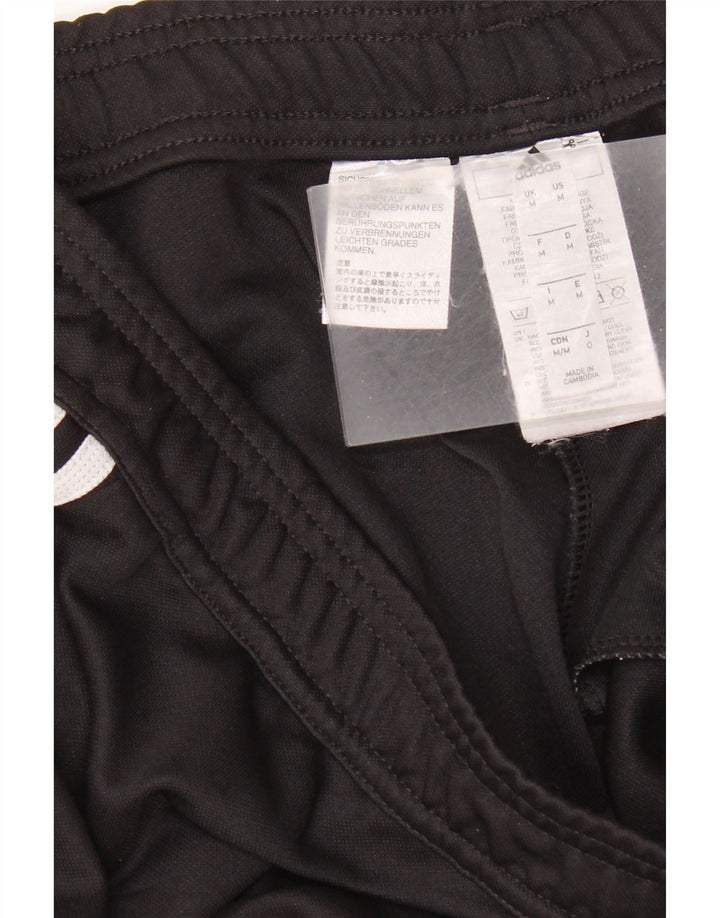 Pantaloni de trening Adidas pentru bărbați, poliester mediu negru