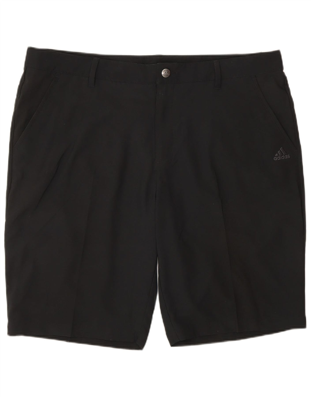ADIDAS Mens Chino Shorts W38 XL Black Polyester