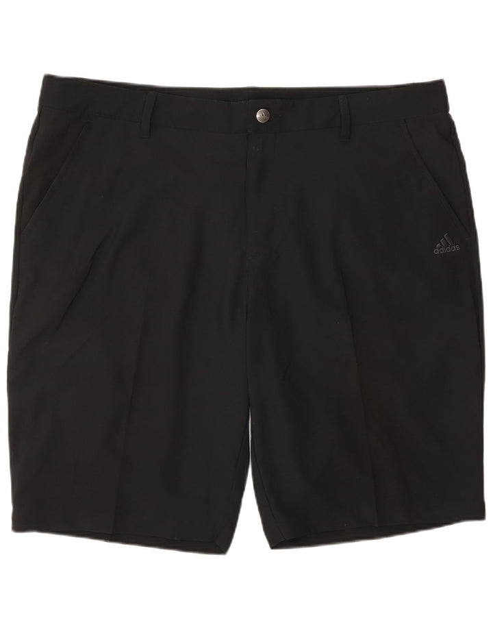 ADIDAS Mens Chino Shorts W38 XL Black Polyester
