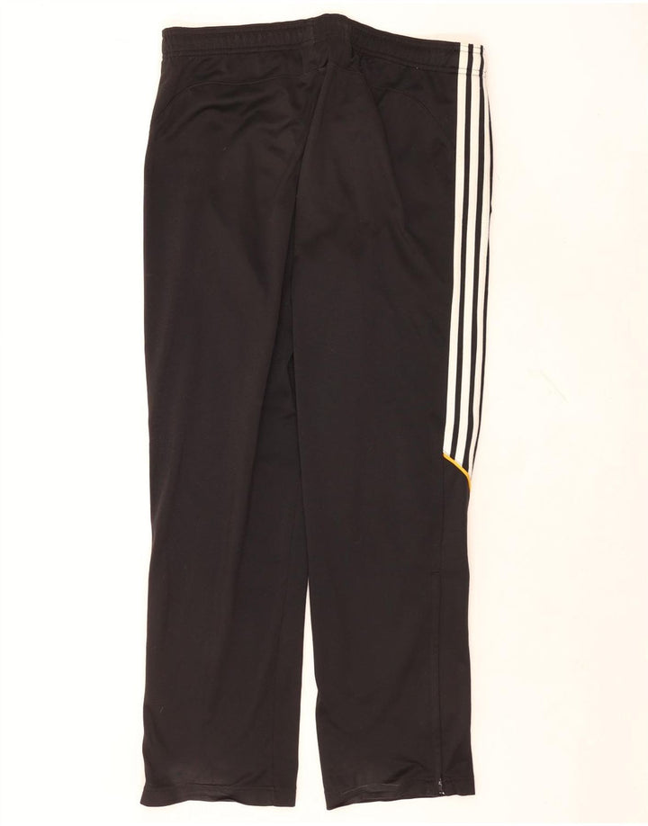 Pantaloni de trening Adidas pentru bărbați, poliester negru mic