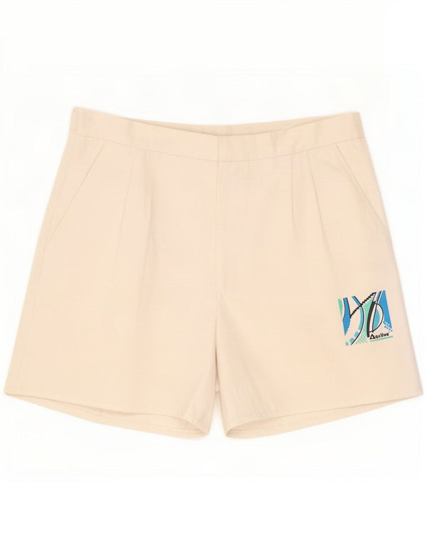 Pantaloni scurti casual pentru femei Active 2XL W46 bumbac alb
