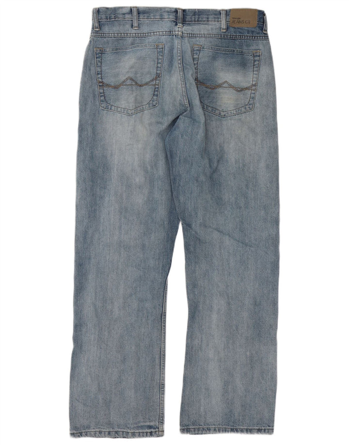 Blugi Bootcut Wrangler pentru bărbați, cu tăiere relaxată, W34 L32, albaștri