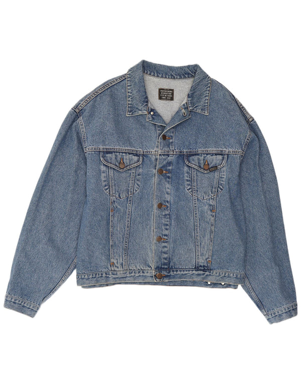 Jachetă de blugi pentru bărbați Benetton IT 54 2XL Bumbac albastru