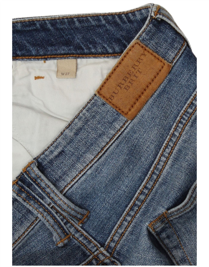 Pantaloni scurți Burberry BRIT Denim W27 Small Blue Bumbac