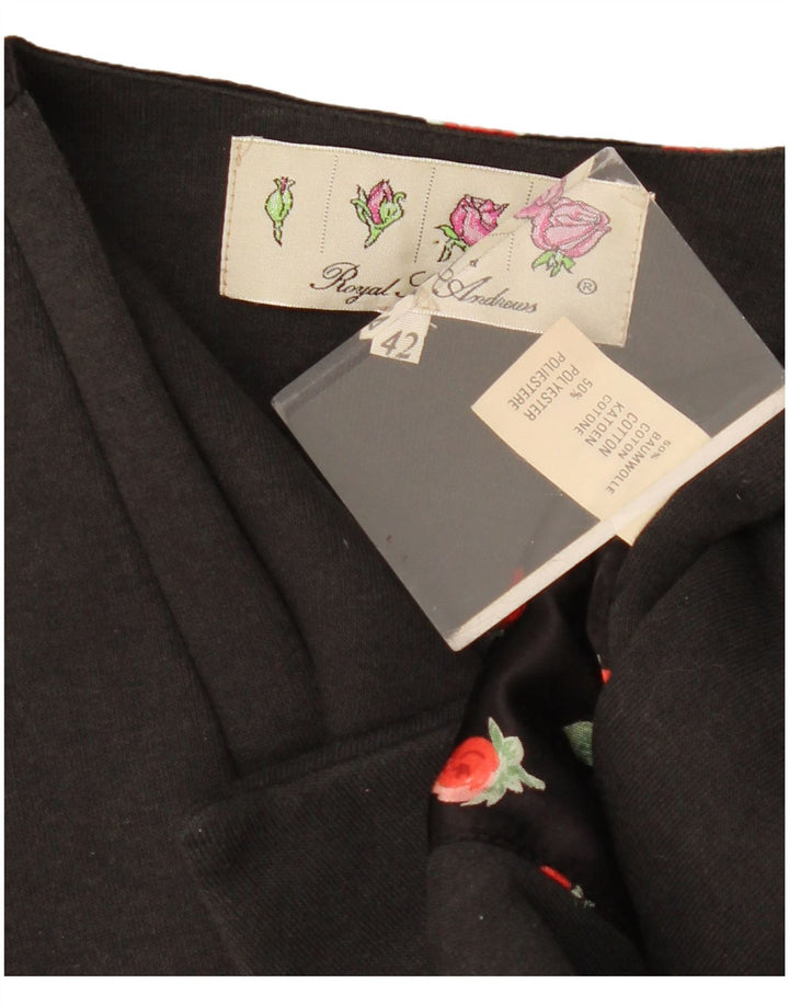 Vestă Vintage pentru Damă IT 44 Bumbac Floral Gri Mediu