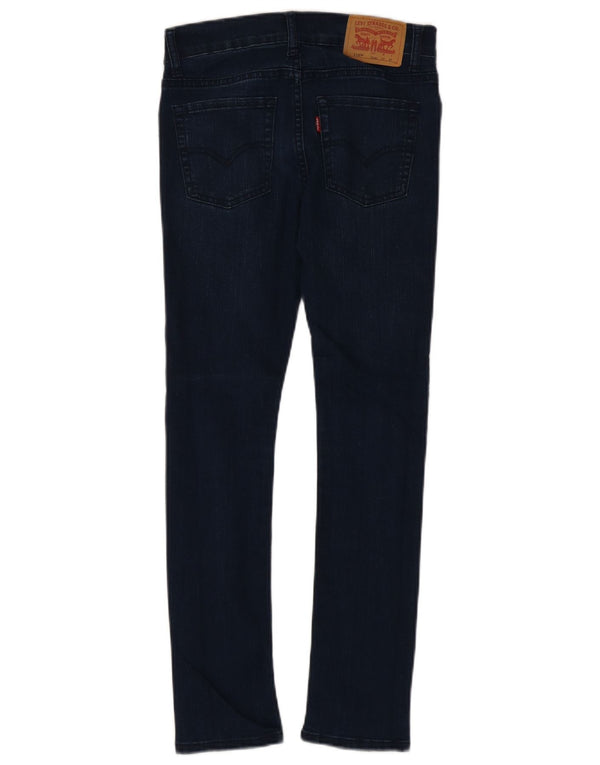 Levi's Boys 519 Skinny Jeans 13-14 ani W27 L27 Blue Bumbac