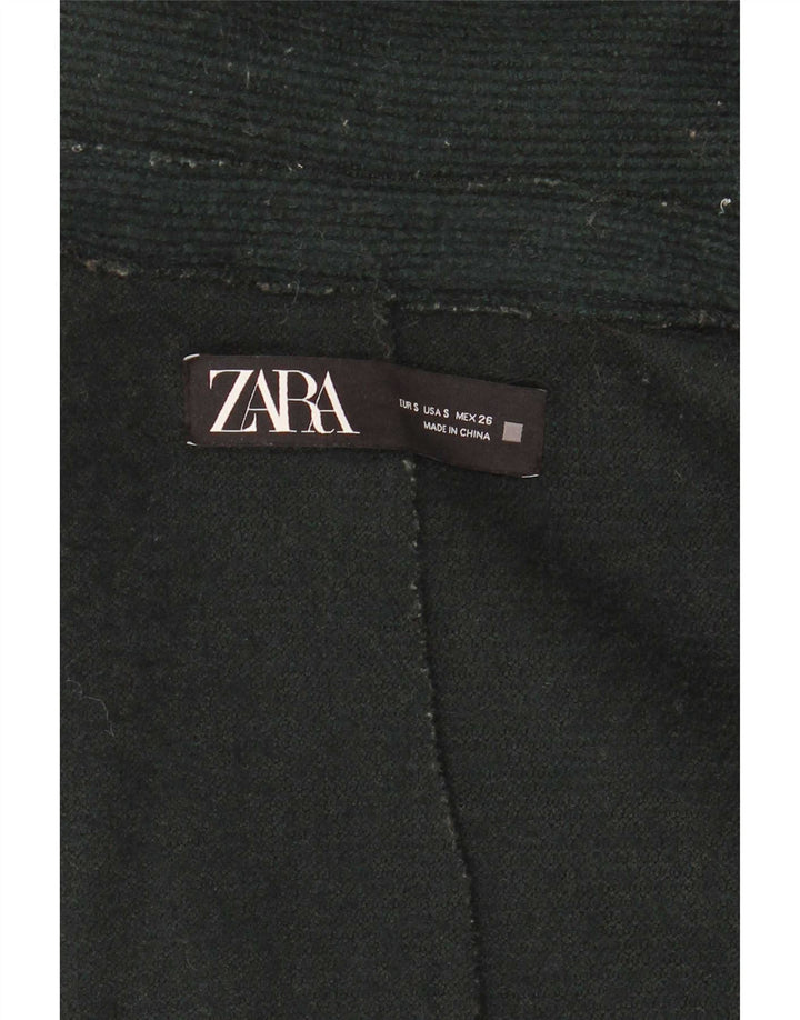Palton supradimensionat pentru femei Zara UK 10, verde mic