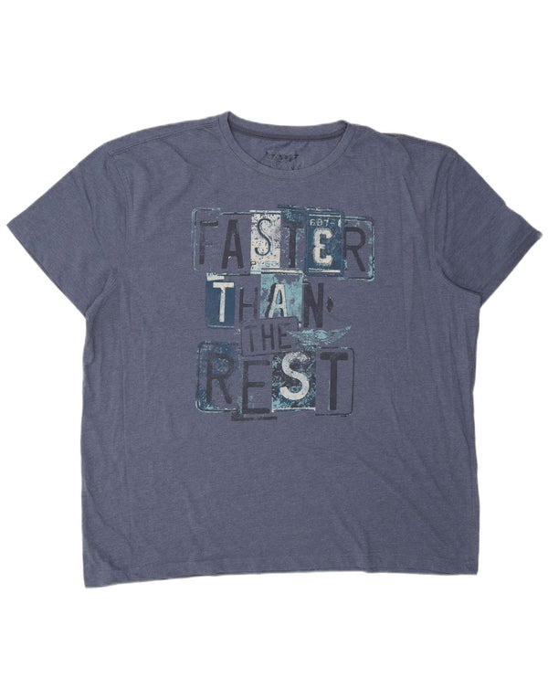 Tricou grafic pentru bărbați ARIZONA Top 3XL Bumbac bleumarin