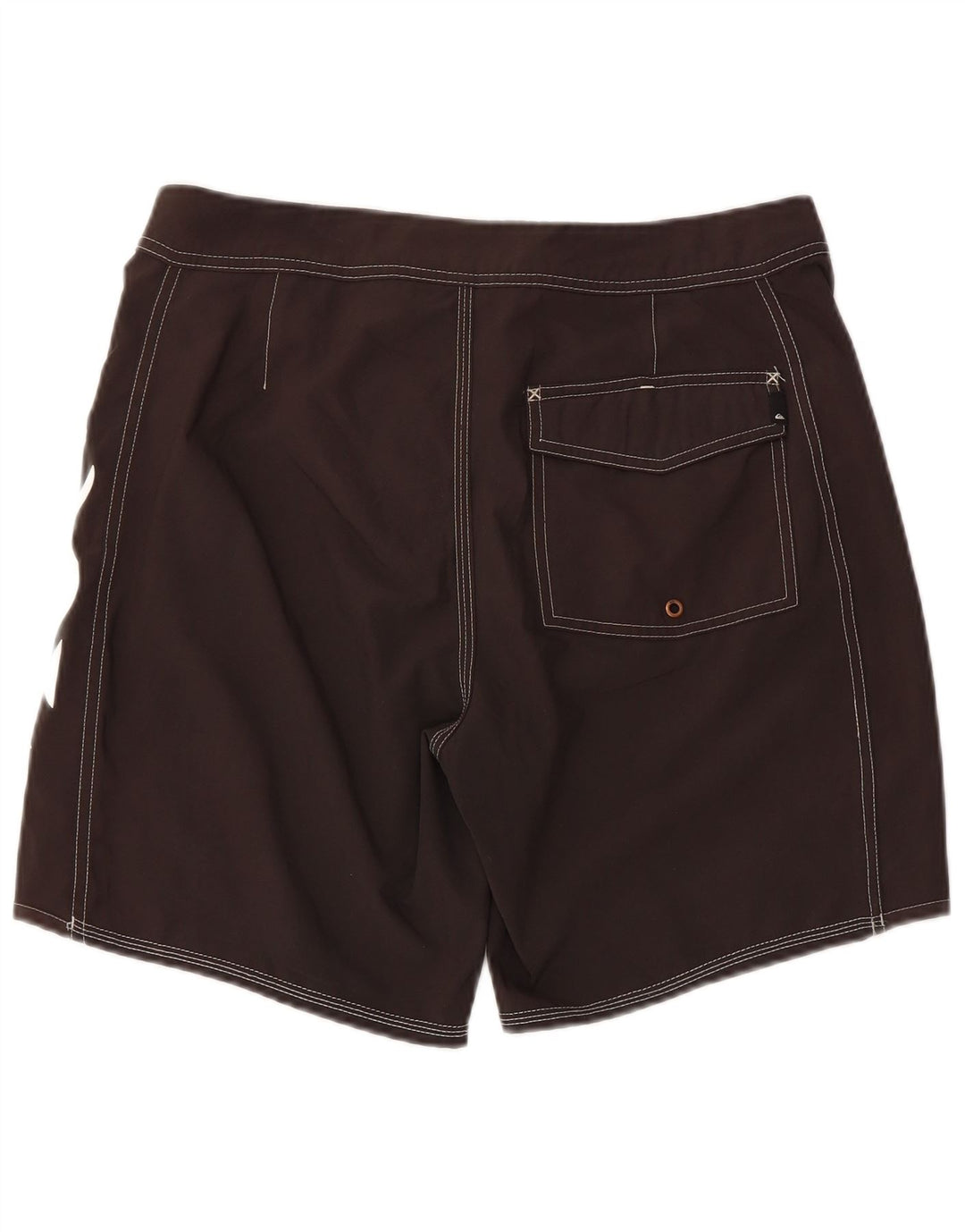 Pantaloni scurți de înot grafic Quiksilver pentru bărbați, poliester mediu negru