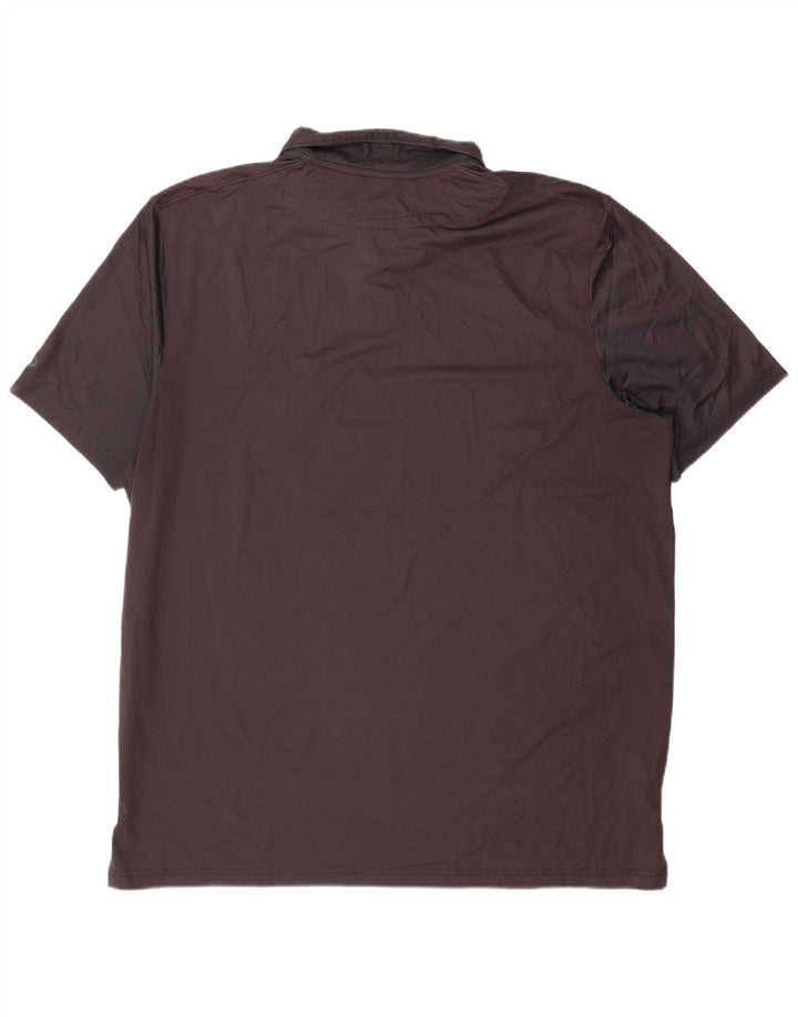 Tricou polo Oakley pentru bărbați 2XL poliester cu dungi negre