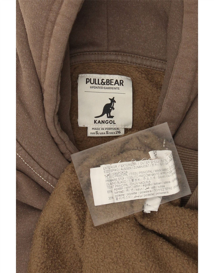 Pull & Bear Pull & Bear Pulover supradimensionat pentru femei UK 10 Bumbac gri mic