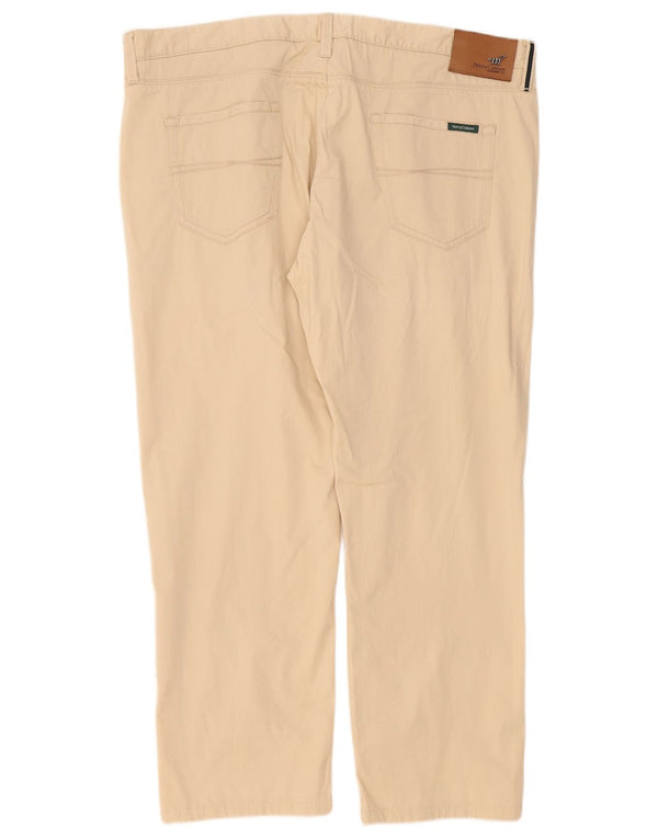 Pantaloni casual pentru femei Henry Cottons Slim Fit L40 L27 bumbac bej