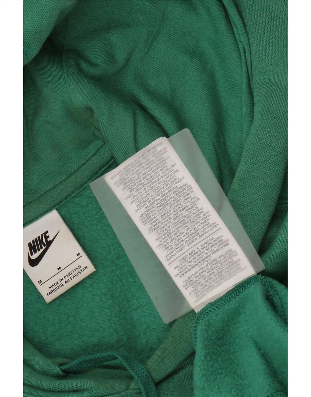 Pulover Nike pentru bărbați, bumbac verde mediu