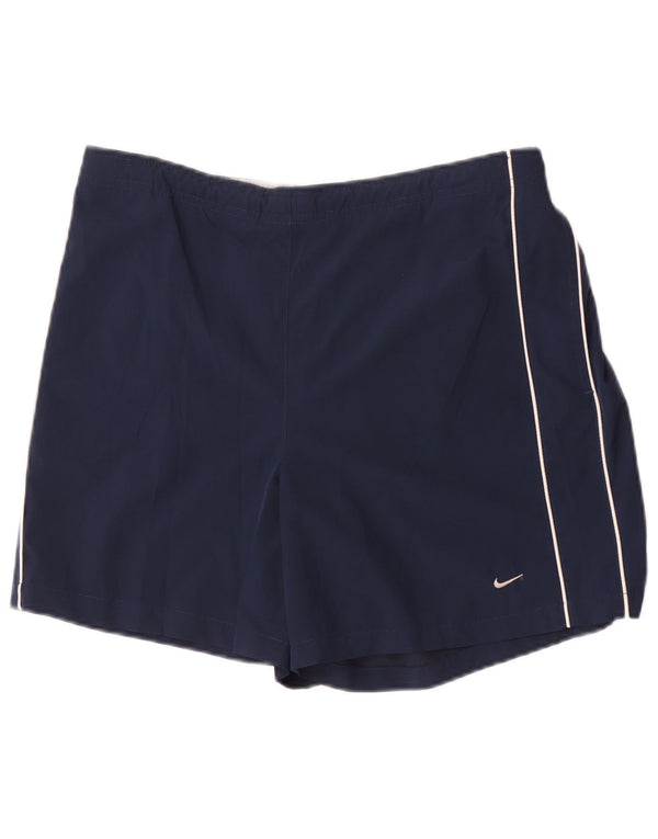 Pantaloni scurți sport Nike pentru femei UK 16/18 XL bleumarin