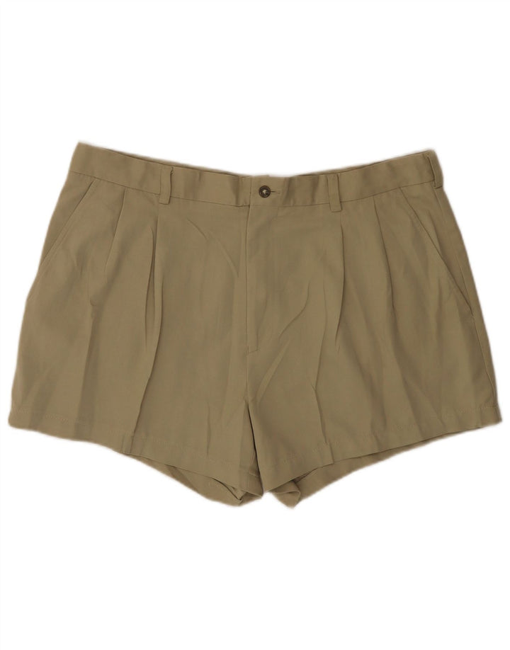Pantaloni scurți chino pentru bărbați Izod W38 XL poliester bej